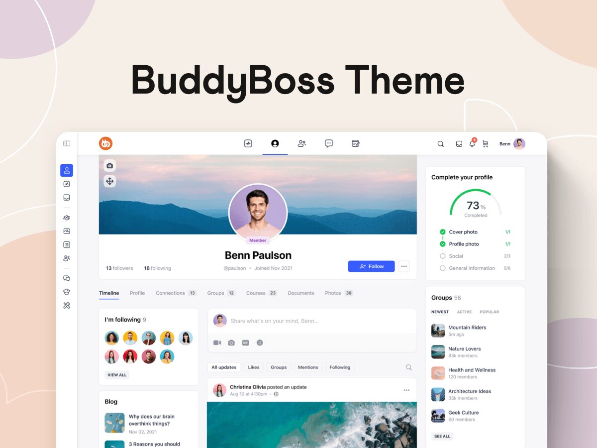 36826-screenshot.jpg BuddyBoss Theme - Image 1