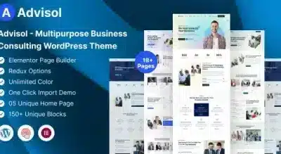 Advisol E28093 Business Consulting WordPress Theme Nulled 430x219 1