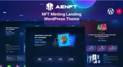 Aenft NFT Minting Collection WordPress Theme Nulled 600x306 1 430x219 1