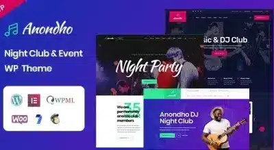 Anondho Night Club Event WordPress Theme Nulled 1 430x219 1