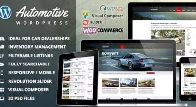 Automotive Car Dealership Business WordPress Theme 1 430x219 1