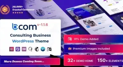 Bcom Consulting Business WordPress Theme 430x219 1