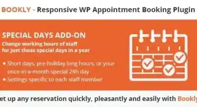 Bookly Special Days Add on 430x219 1