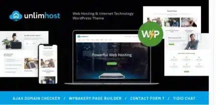 UnlimHost – Web Hosting & Internet Technology Theme