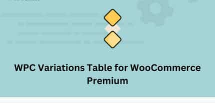 WPC Variations Table for WooCommerce