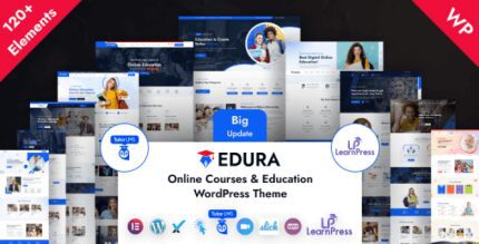 Edura – Online Courses & Education WordPress Theme