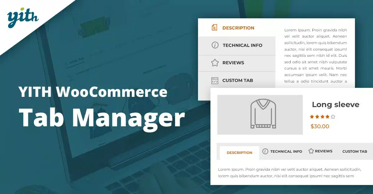 YITH Woocommerce Tab Manager Premium YITH Woocommerce Tab Manager Premium - Image 1