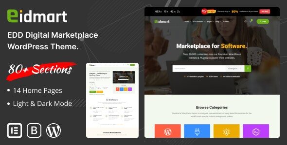 Eidmart – Digital Marketplace WordPress Theme
