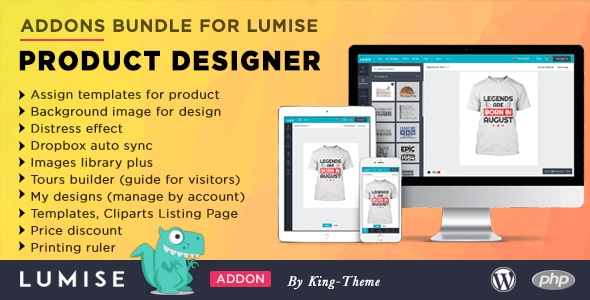Lumise – Product Designer – Full Bundle +All Addons Lumise – Product Designer – Full Bundle +All Addons